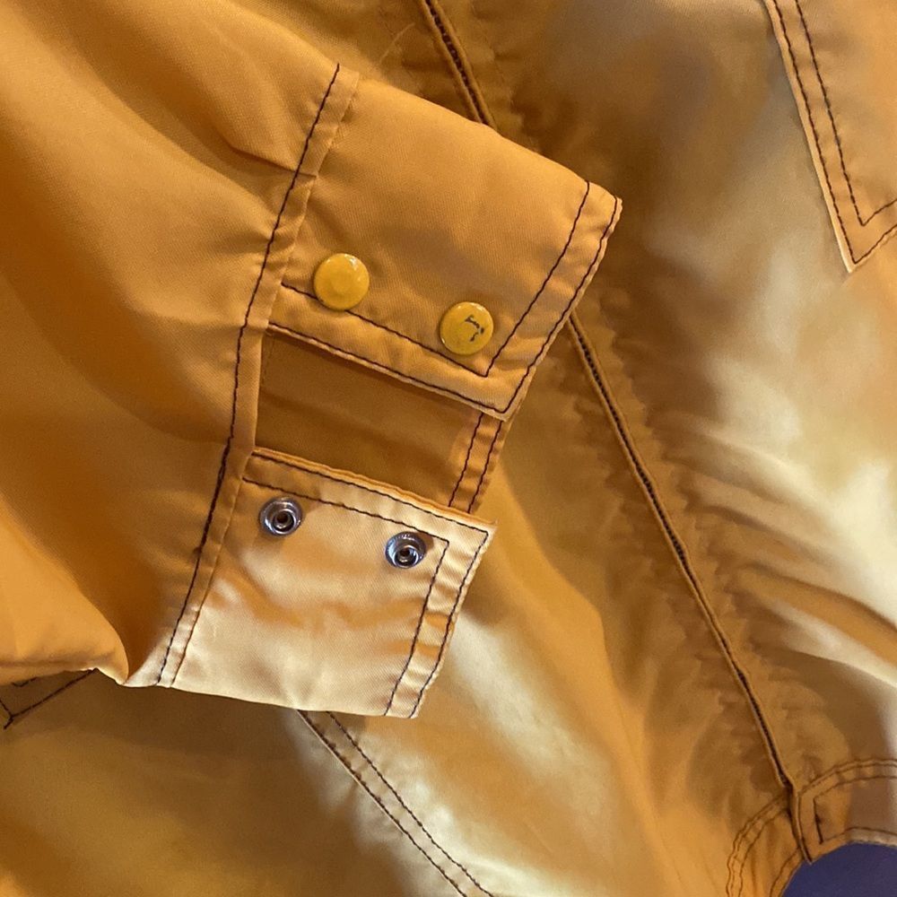 Vintage Mustard Yellow Jacket Kmart Windbreaker Gem